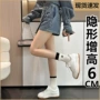 春秋季运动内增高厚底女鞋