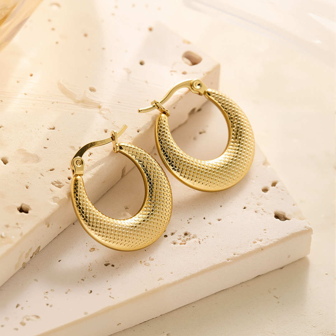 Eh014 earrings gold