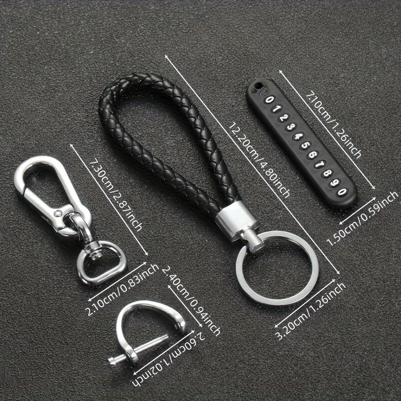 Anti-lost car keychain & fancy and practical key chain - you can retrieve it with the phone number tag