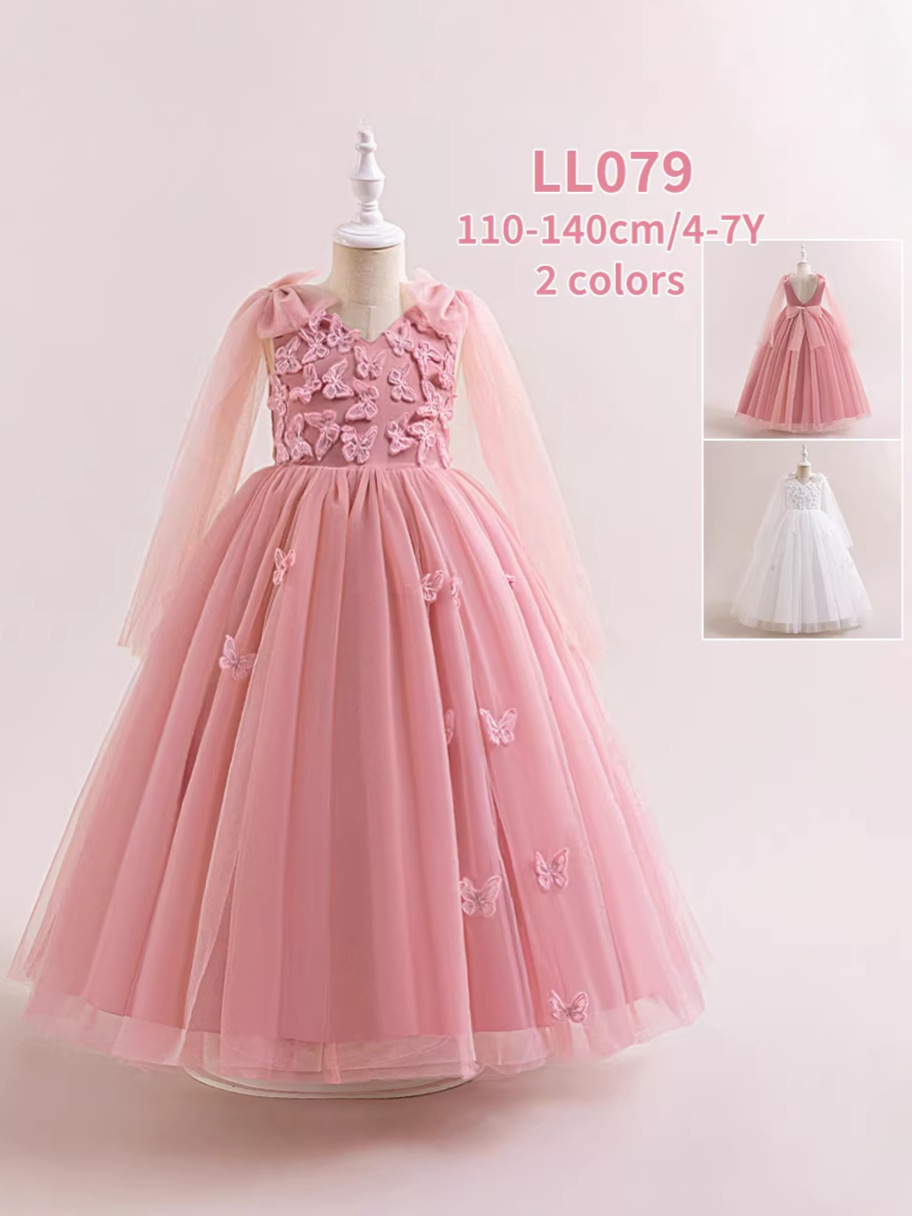 Ropa infantil europea y americana nuevo vestido infantil vestido de princesa vestido