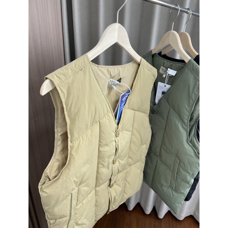 Outdoor mountain style men's autumn and winter couple style versatile warm cotton vest trendy