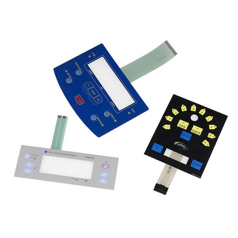 带LED薄膜开关凸包薄膜按键阻燃薄膜面板