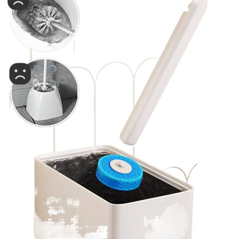 cepillo de inodoro desechable colgado en la pared para uso doméstico sin rincón muerto nuevo cepillo de limpieza de inodoro