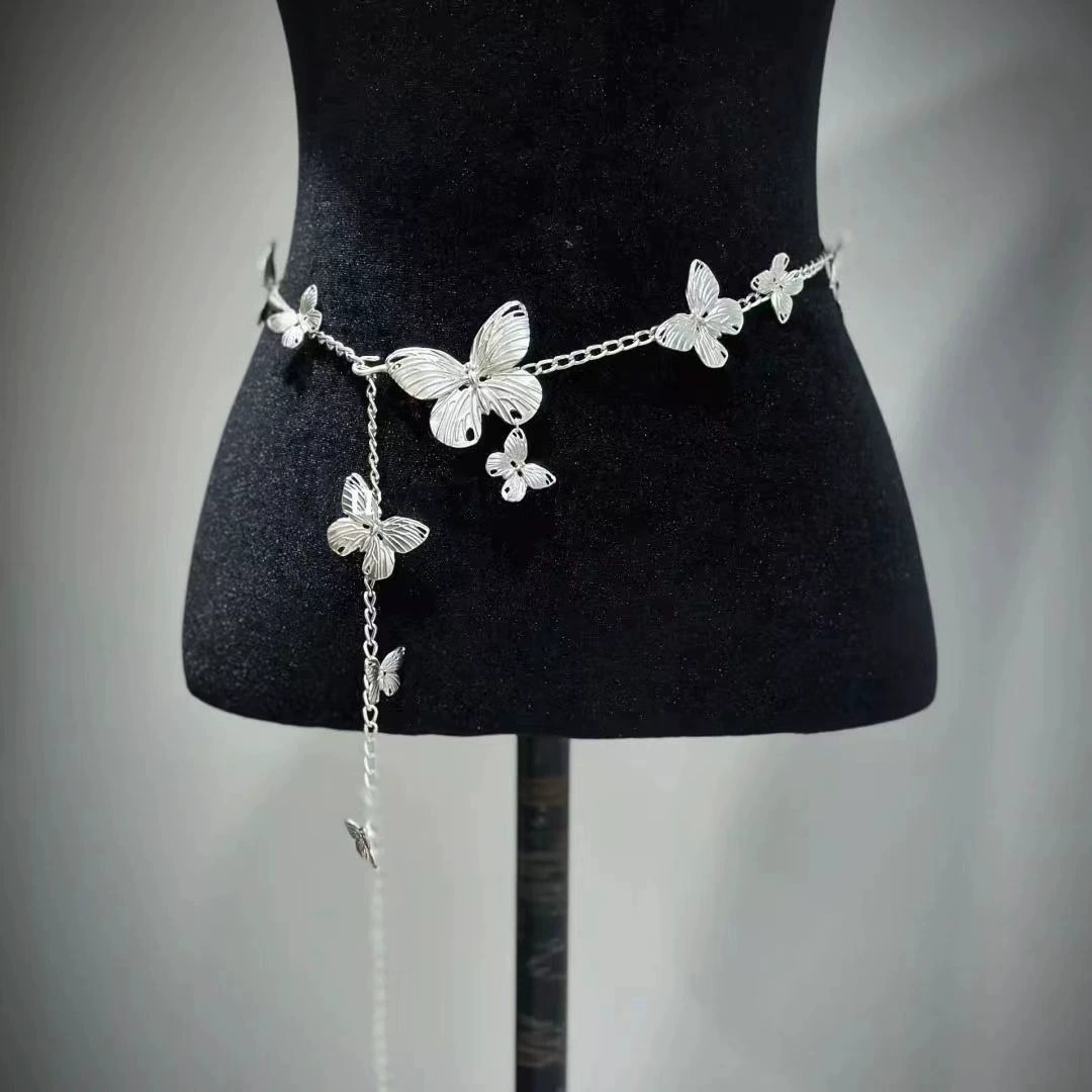 Сексуальная поясная цепь Liusu Flower Pearl многоярусная — декоративная цепь для талии, персональная ниша температуры тела и украшение тела