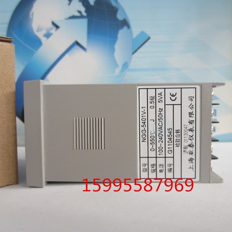 AISET上海亚泰仪表NGG-5000温控仪NGG-5401V-1温控J型550度温度表