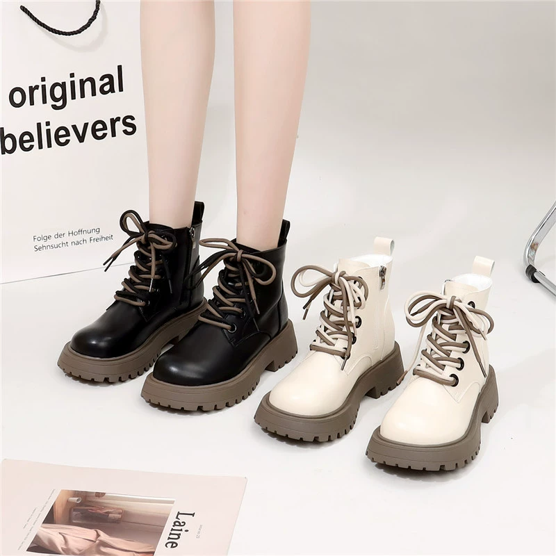 ботинки (Martens) низкие, натуральная кожа, английский/британский стиль, размеры 34–41