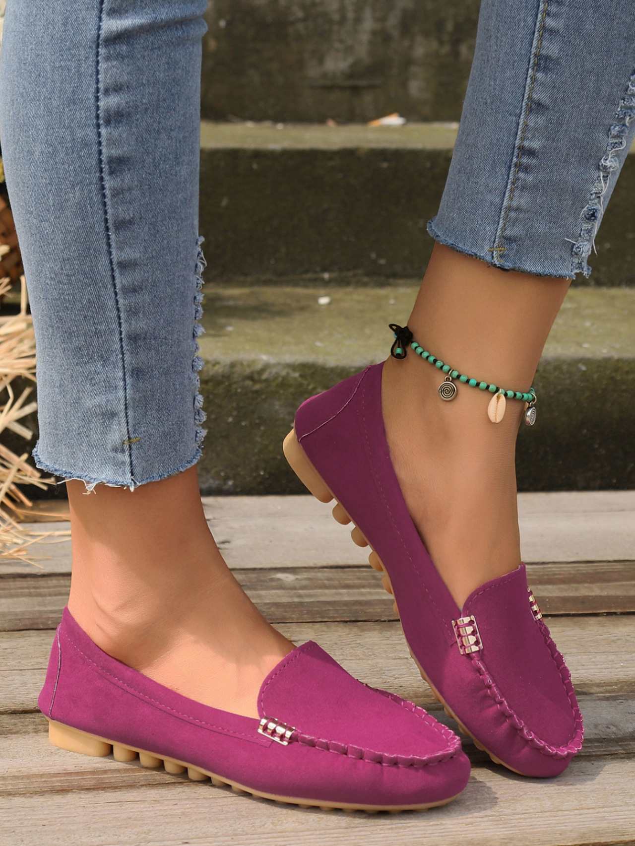 Cross-border Year-round In-stock Flat Shallow Casual Women's New Spring And Autumn Models, Large Size Lightweight Work_vogvips.com