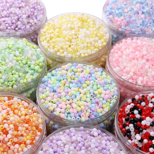 4x4mm��������ɫ���λ�ħ�鲣������diy�ֹ�������������b�Ʒ��