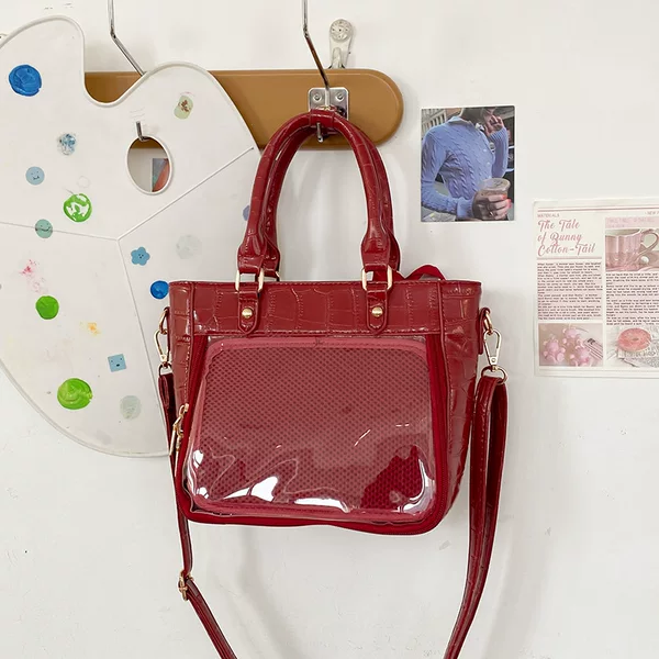 Crocodile Pattern Pain Bag Pvc Board Daily Work Clothing Crossbody Shoulder Satchel Ribbon Small Food Volume Elegant Original Pain Bag