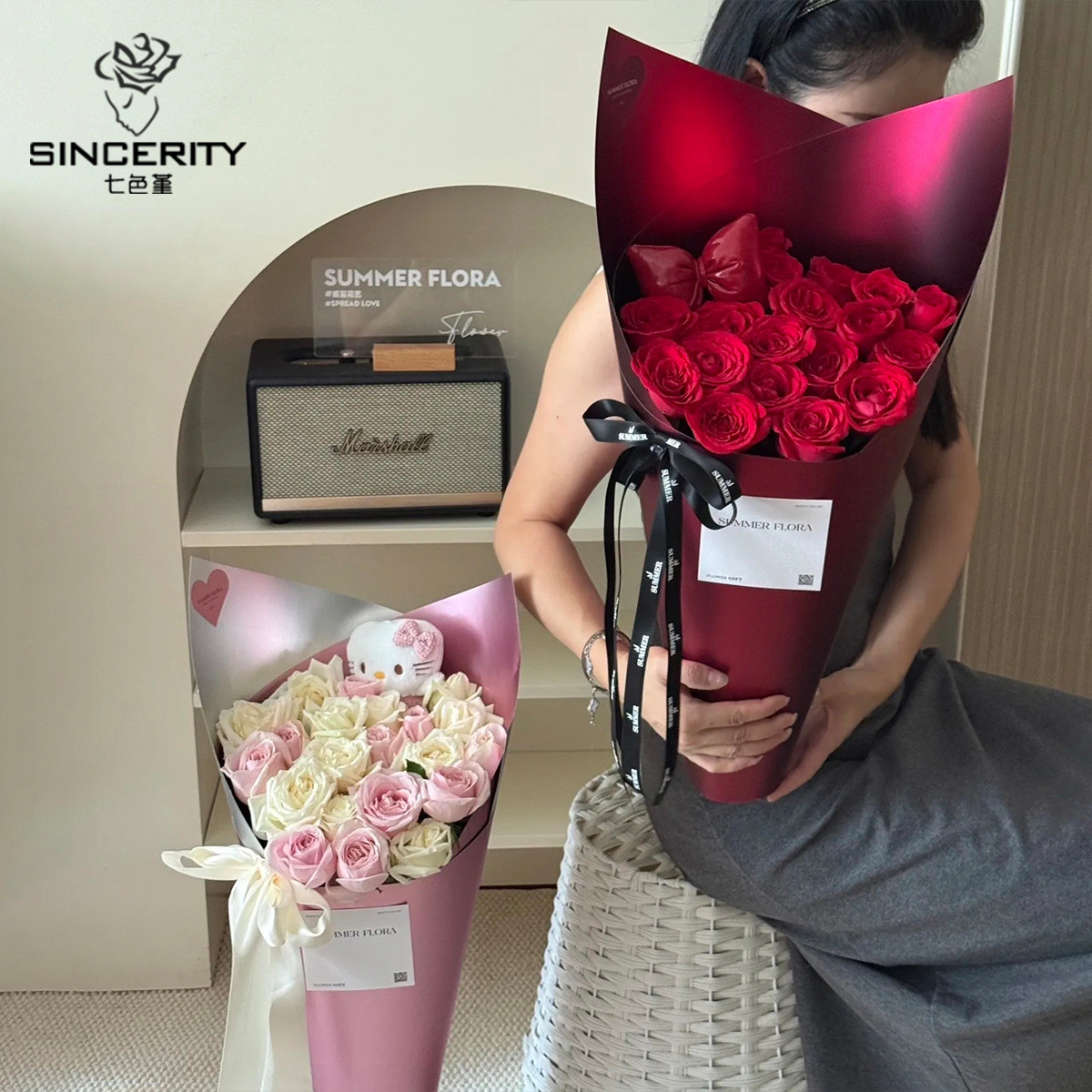 Importación de siete colores cordier espesa impermeable de doble cara moldeo de metal cartón flor flor flor de papel de embalaje flor de flor tienda de papel de embalaje flor