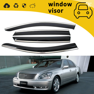 Suitable for 01-05 Toyota Celsior Door Rain Guards and Window Rain Eyebrow Modification Decoration