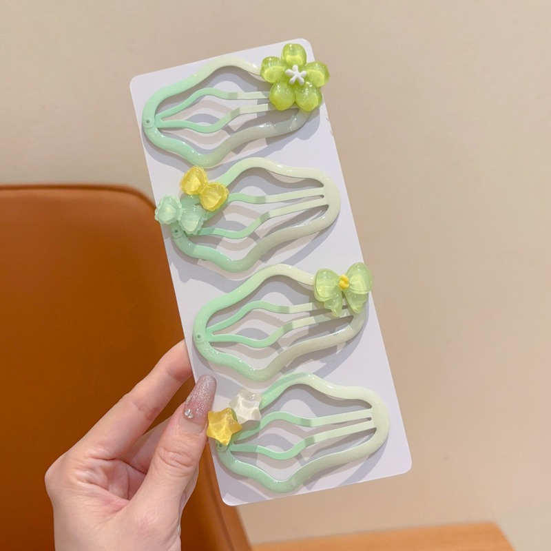 Niños de color jalea nubes lindas niñas bebés cabeza de cabello rotos broche de cabello rotos broche de cabello