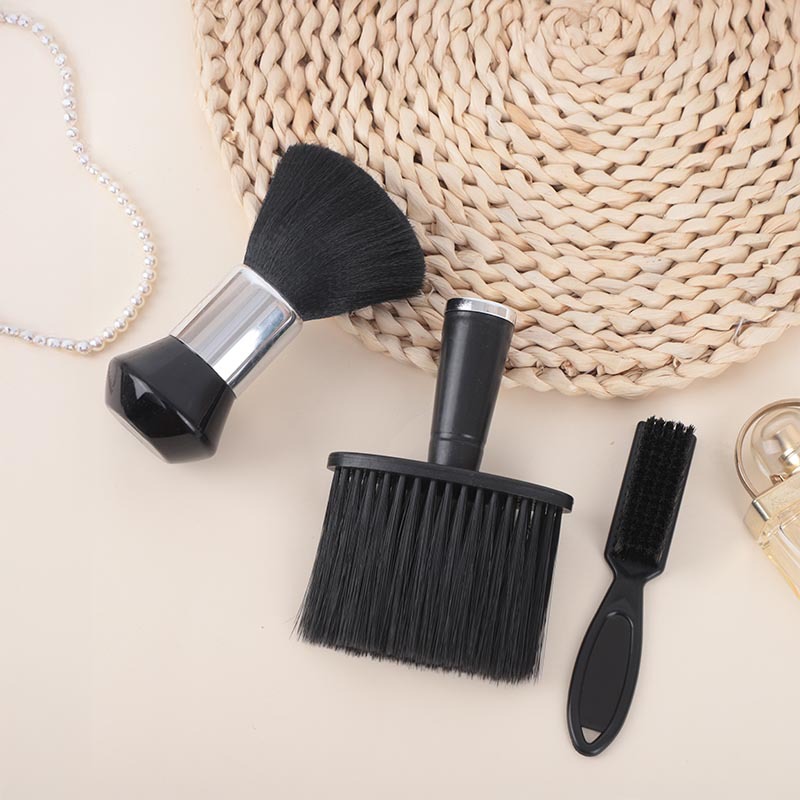 Barberie set cepillo de limpieza de cuello cepillo de peluquería cepillo portátil cepillo de cabello suave cepillo de aceite fábrica al por mayor