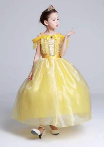 2019 Girls Bell Dress Foreign Trade Dress Sleeping Beauty Ello Princess Dress Girls Performance Costume