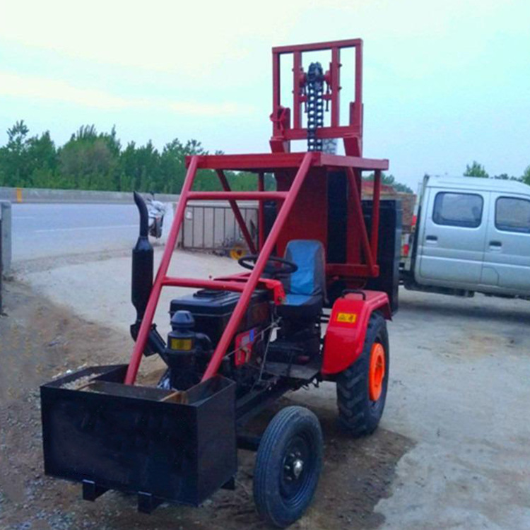 电动冲击夯拖拉机打夯机拖拉机夯砸夯机柴油地基砸夯机