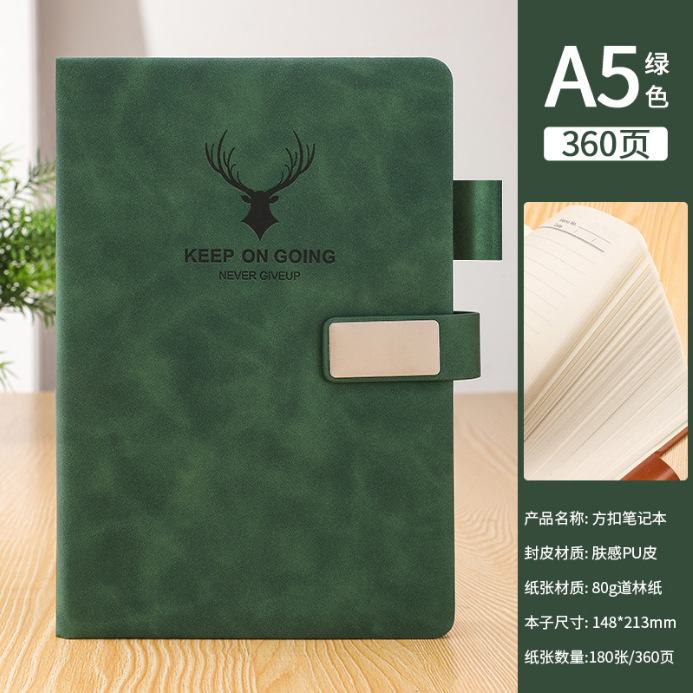 A5 cuaderno macarons color grueso bloc de notas de alto valor Libro de registro de reuniones de negocios Libro de anuncios al por mayor