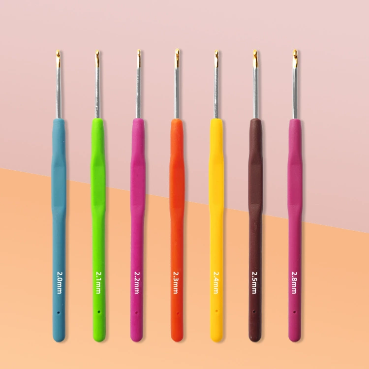 Фабрика прямые продажи свитер иглы высококачественное Золото Кружева крючком специальные тонкие мягкие ручки крючком