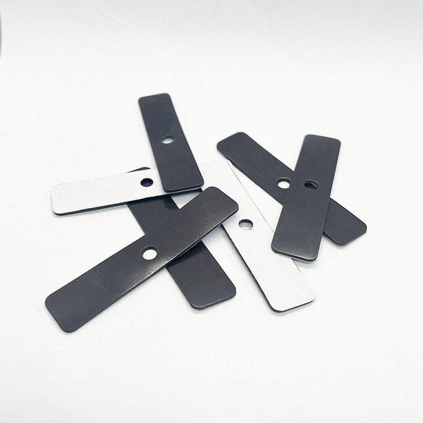 Rubber magnetic self-adhesive round fridge magnet
