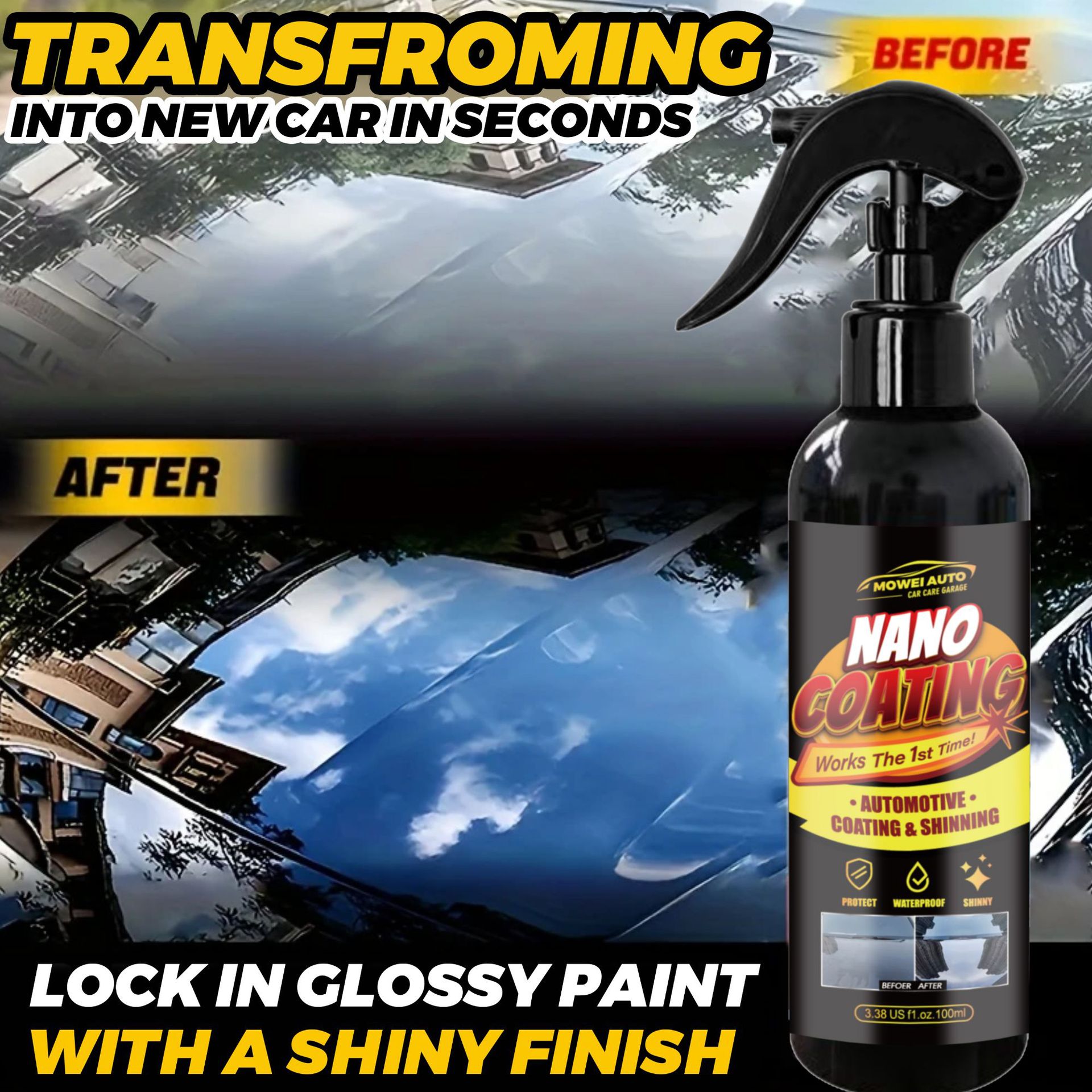 Нано-покрытие для автомобиля Mowei Auto Nano Coating