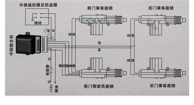 Car Central Locking 12V Universal Door Lock Rear Trunk Motor Motor Central Door Control Lock Other