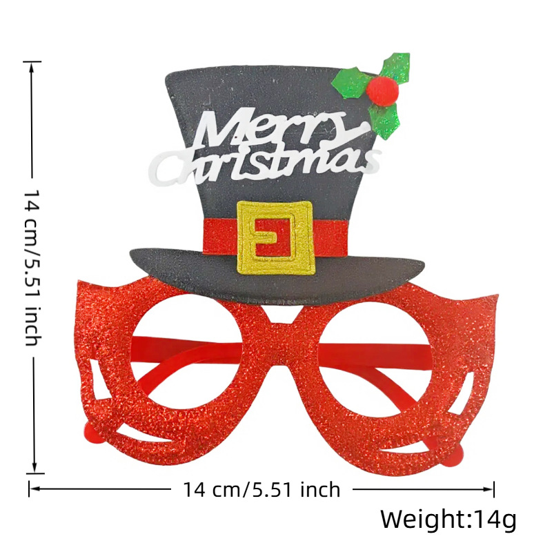 검은 모자 크리스마스(빨간색 프레임/검은색 프레임)