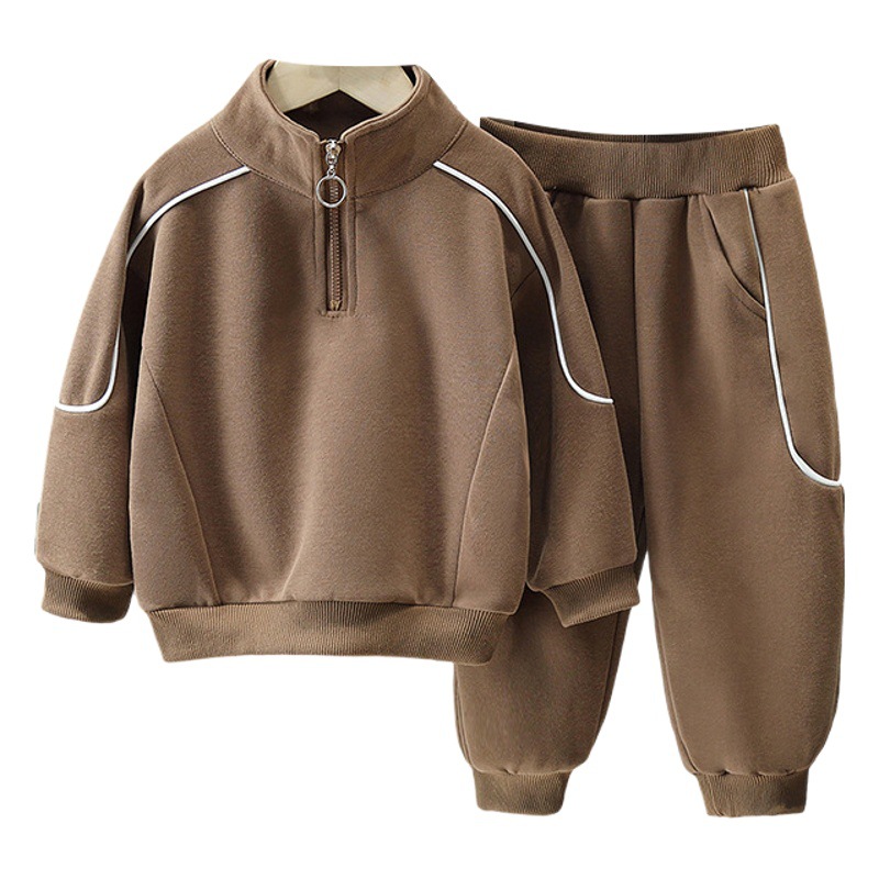 4266 primavera y otoño ropa traje 2023 nuevos niños estilo occidental suéter de la solapa del bebé guapo otoño deportiva