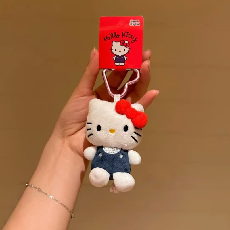 可爱头套kitty猫包包挂件毛绒玩偶钥匙扣小挂饰公仔礼物kitty挂件|undefined