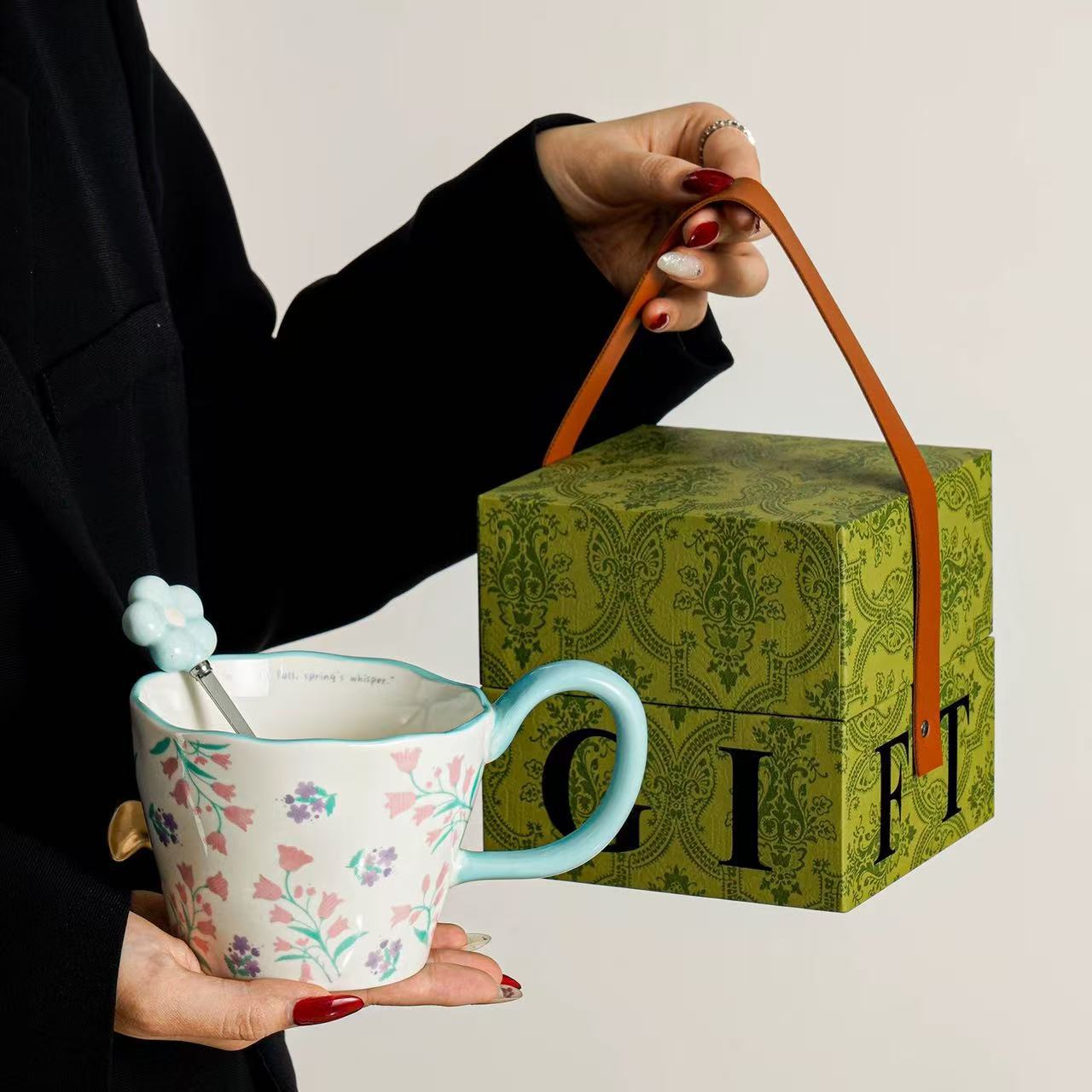 Tazas de cerámica de gran capacidad de tazas de agua de pareja de alta calidad tazas de café de oficina de mujeres tazas de té