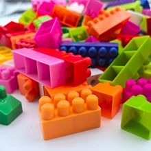 跨境宝高大颗粒积木塑料拼装拼插百变幼儿园早教儿童益智玩具批发
