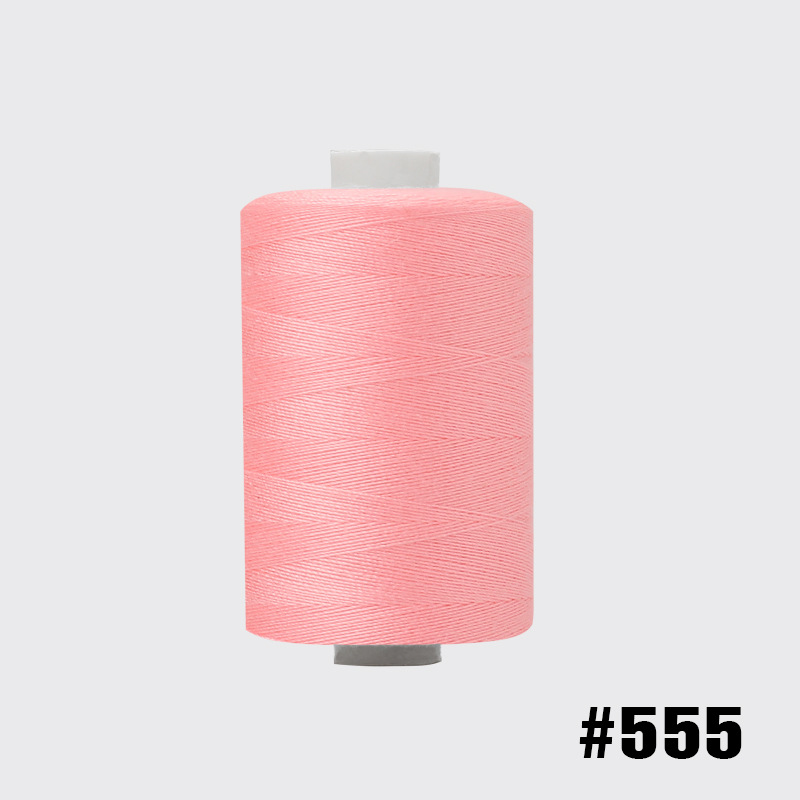 1000 yardas de hilo de poliéster de alta velocidad combinación de colores hogar hilo de coser mano hilo pequeño hilo fino dos hilos 402 hilo de coser