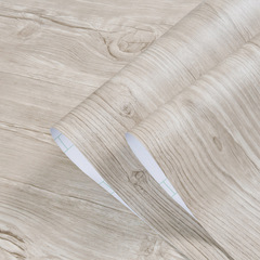 Grey Wood Grain Decal Full-Size Door Sticker Self-Adhesive Waterproof Furniture Renovation Cabinet Door Wallpaper