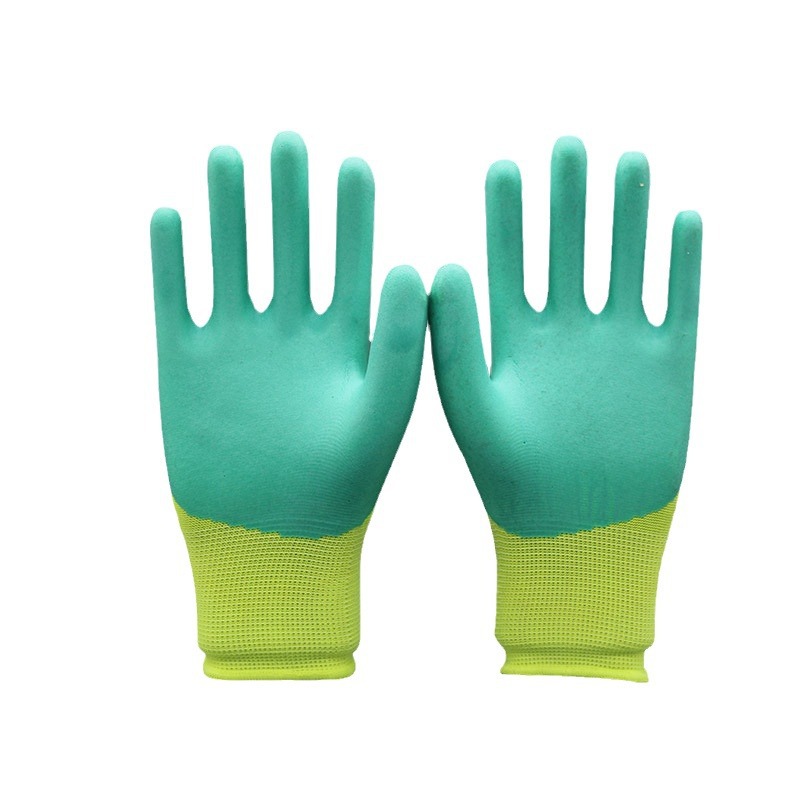 Guantes de protección laboral de goma de neumáticos personalizados resistentes al desgaste antideslizante suave y transpirable guantes de protección de construcción grandes
