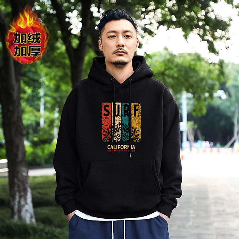 Chaqueta encapuchada masculina primavera y otoño marca de moda americana chaqueta de peso retrogrado chaqueta de pareja casual suelta camisa con sombrero de manga larga