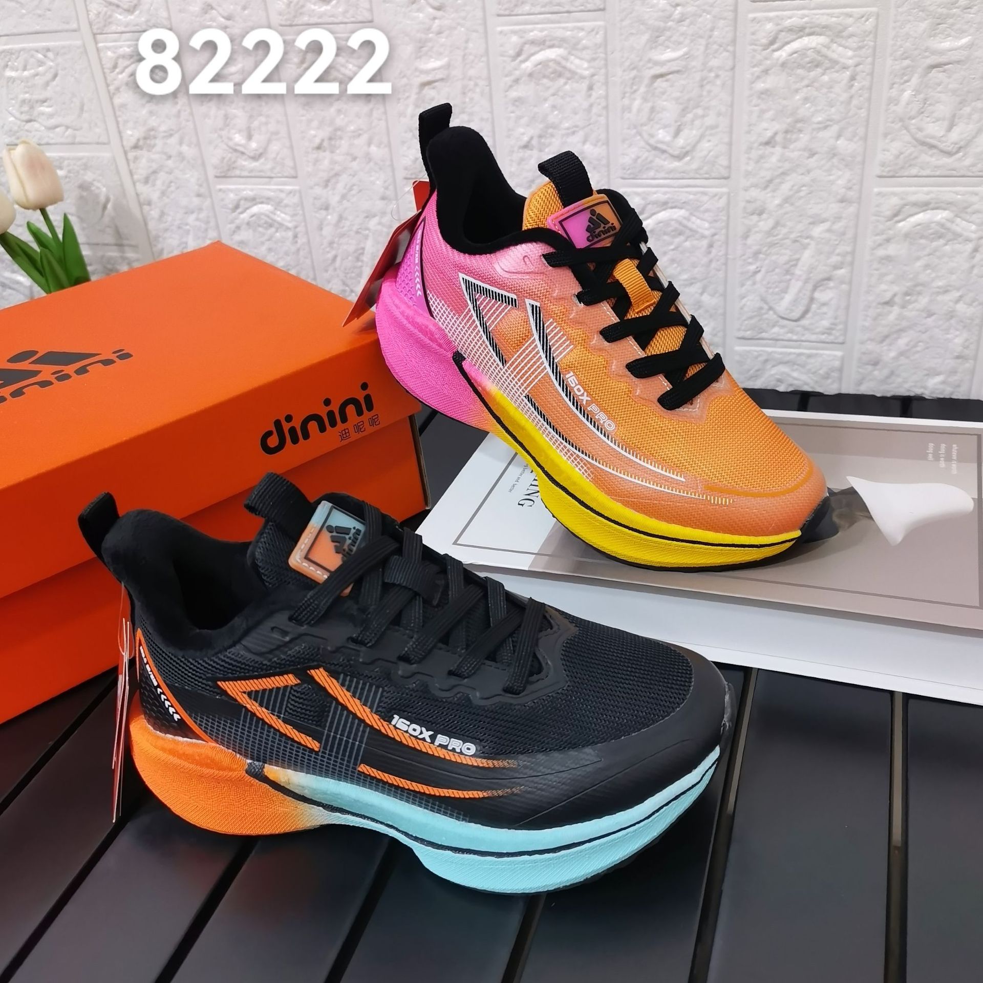 福建迪呢呢童鞋2025冬季新款网面二棉运动鞋青少年休闲跑步鞋8222