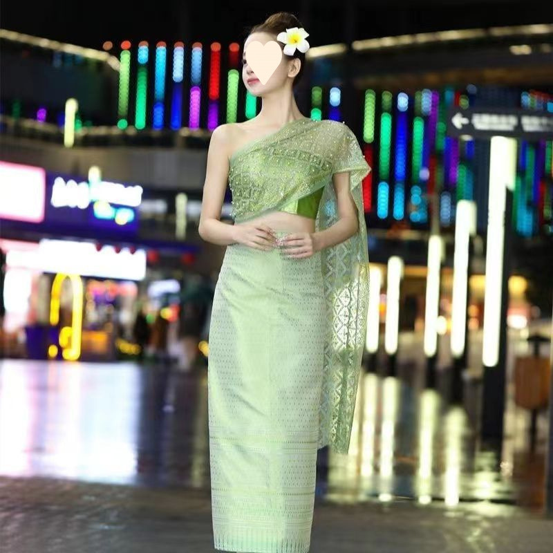 新しい西双版納ダイ族服インターネット有名人旅行写真スタジオ写真スリーピースエスニックステージ衣装クロスボーダー|undefined