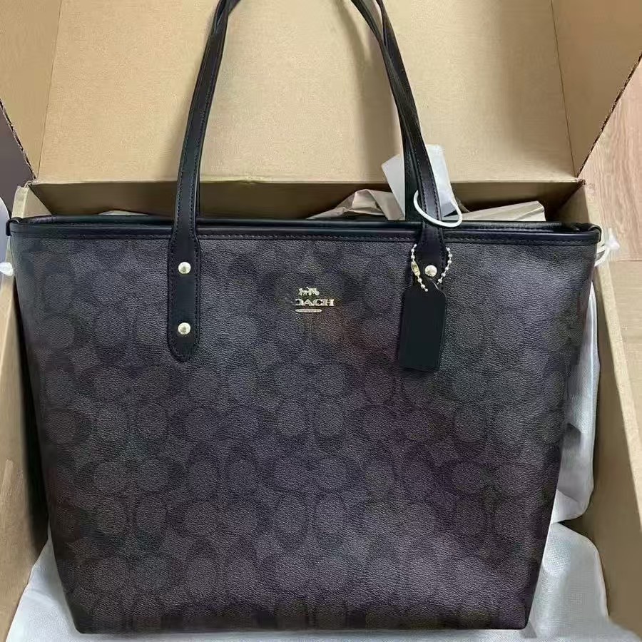 Koujia versión alta Tote bolso de mujer de gran capacidad retro clásico PVC presbiterio city30 bolso de un solo hombro nuevo