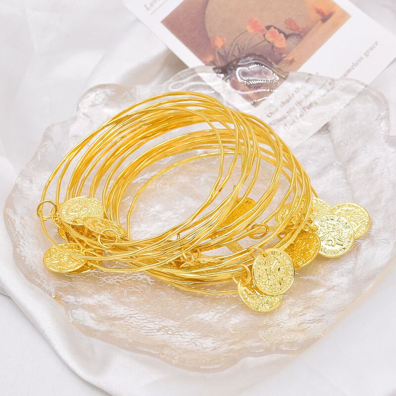 Indian Dance Dance Performance Bracelet Hand Belly Dance Clothing Accessories 20 Ring Bracelet Accessories Golden Bracelet