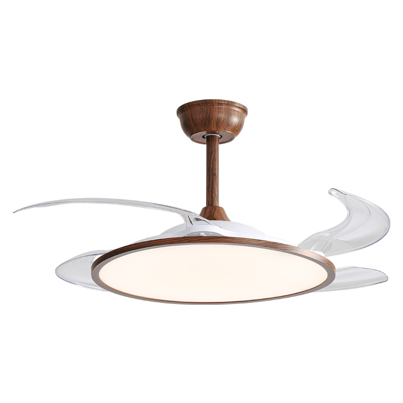 Lámpara de ventilador invisible nueva lámpara de ventilador de techo ultra delgada minimalista sala de estar comedor dormitorio en ventilador de lámpara L263 image 5