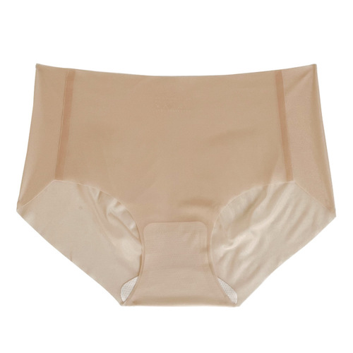Girls' Ultra-Thin Ice Silk Seamless Underwear Women's Summer Pure Cotton Antibacterial Crotch Mask Pants Large Size Women's