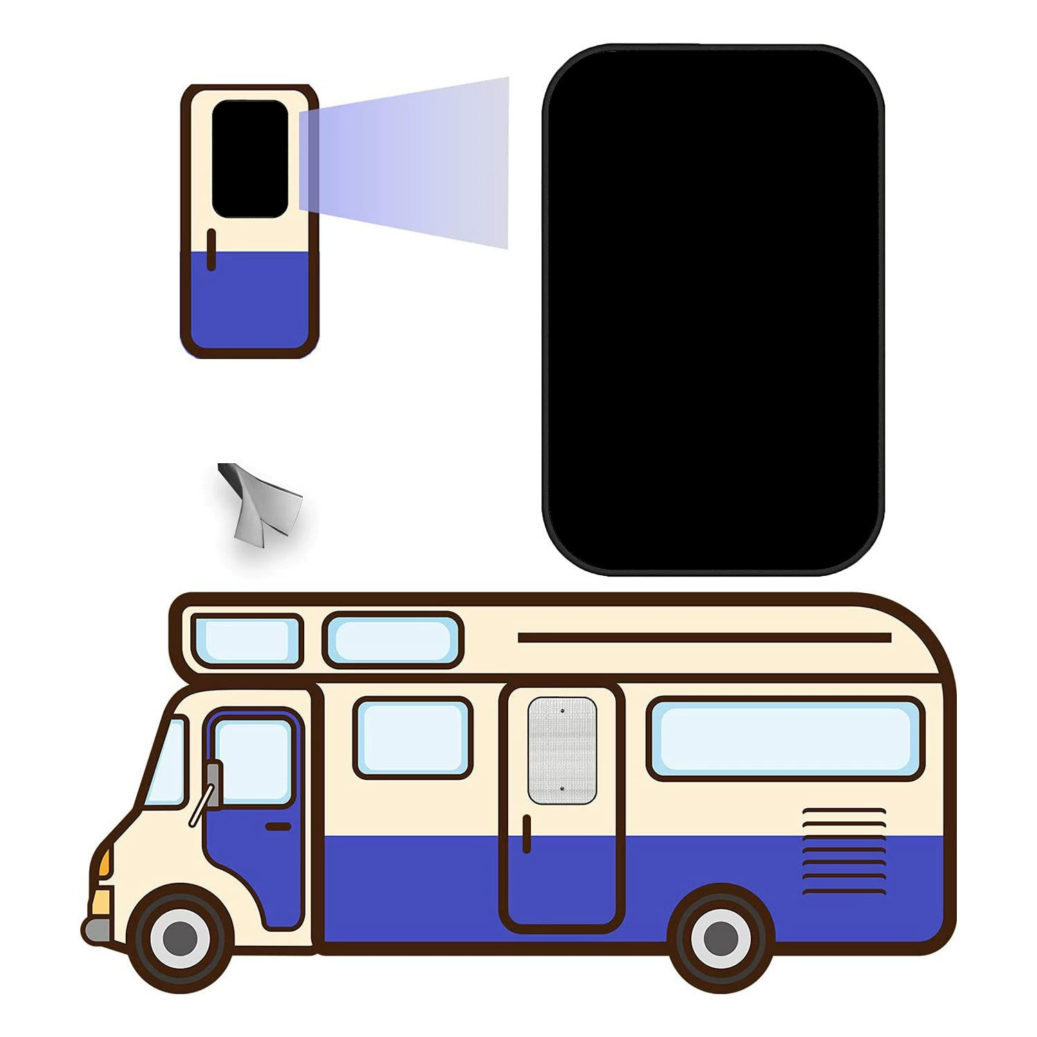 Лучший продаваемый на Amazon солнцезащитный экран для окон, защита от подглядывания, боковой солнцезащитный экран для трейлера, солнцезащитный экран для автомобиля