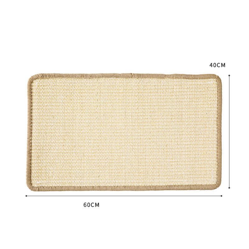 Alfombrilla de agarre para gatos de sisal