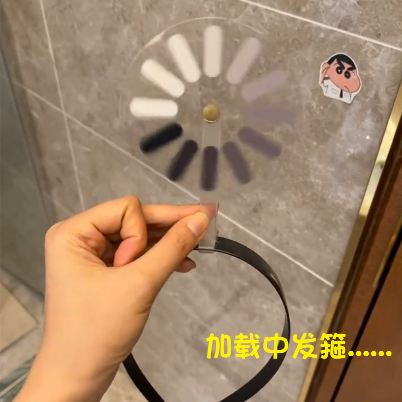 宕机发夹大脑信号加载中发卡搞怪趣味会转动的夹子头饰顶夹刘海夹|undefined