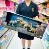 Movable dinosaur, giganotosaurus, makes sounds