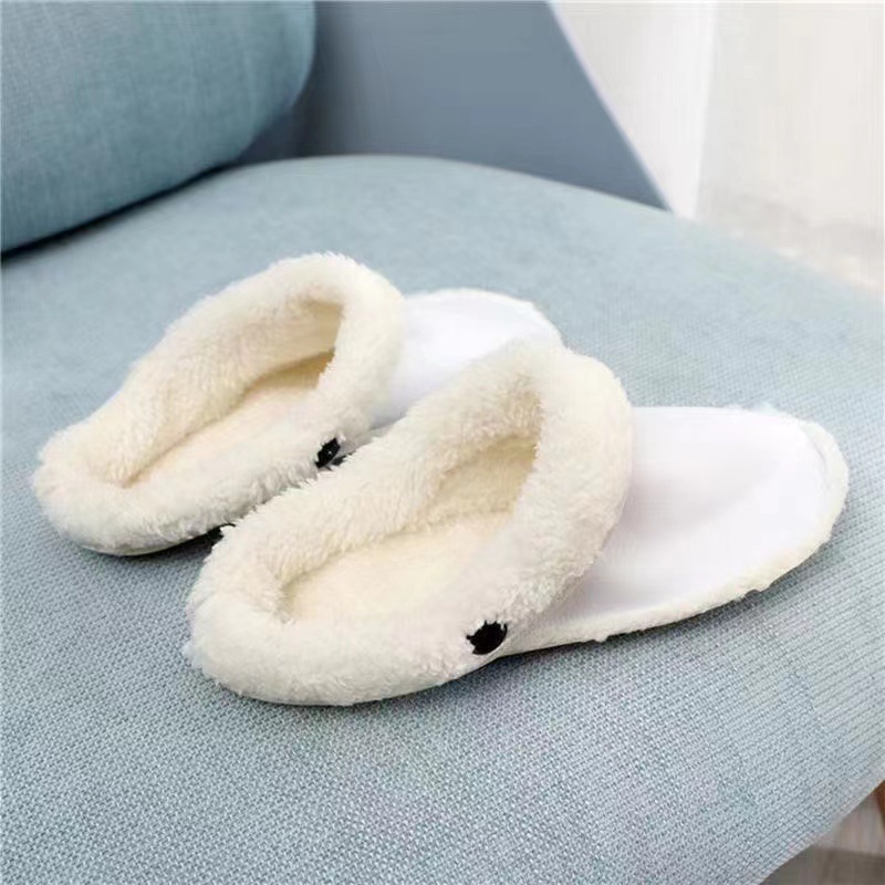 Cotton Cover Winter Shoes Plush Thickened Hole Removable and Removable Shoes Soft Fur Liner Cushion Fur Liner Thickened Soft