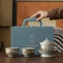节日家用天青功夫茶具