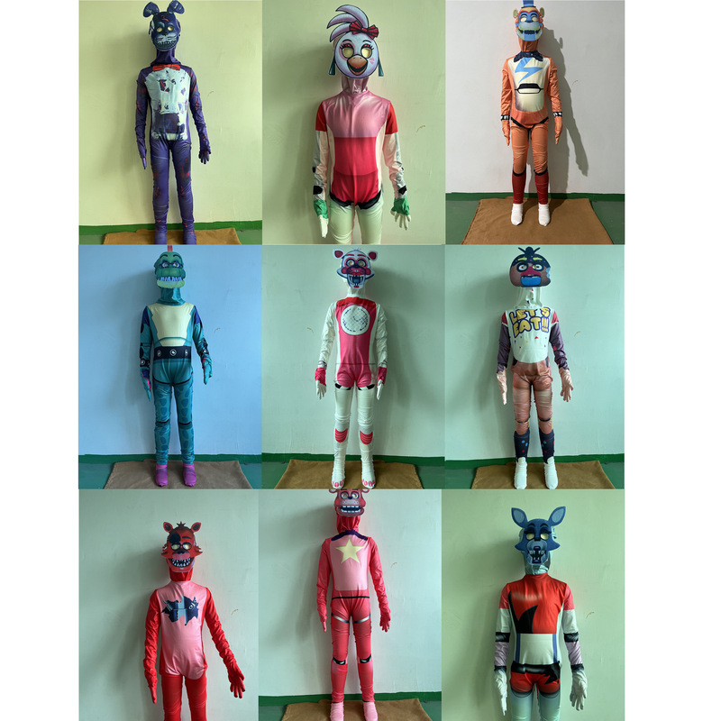 Halloween Costume Glamrock Freddy Holiday Party Teddy Bear Character cosplay Party Style Halloween Costume Glamrock Freddy Holiday Party Teddy Bear Character cosplay Party Style