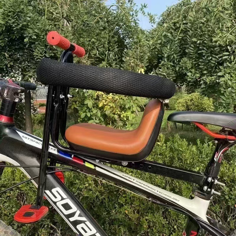 自転車フロントポータブルチャイルドシート自転車チャイルドサドル屋外親子フレームマウンテンバイクベビーチェア|undefined