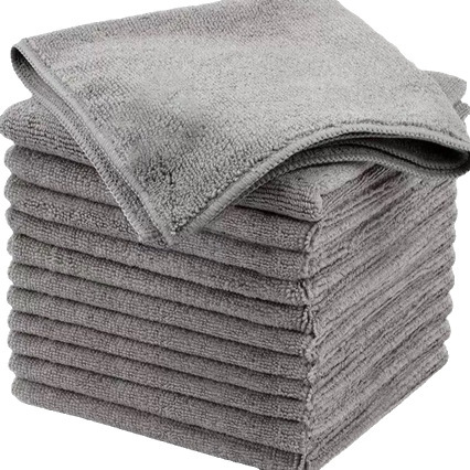 Temu hot-selling cleaning cloth black cleaning cloth car washing towel household kitchen rag soft and absorbent