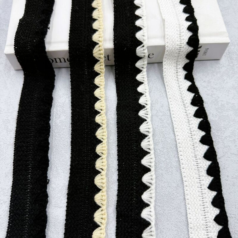 3.0 Cotton Webbing Lace Edging Strip Sewing Thread Shell Hook Edge Clothing Curtain Clothing Accessories 3.0 Cotton Webbing Lace Edging Strip Sewing Thread Shell Hook Edge Clothing Curtain Clothing Accessories