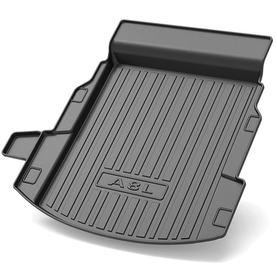 Trunk Mat trunk mat special car - 2018-2025-audi-a8l-without-refrigerator-model-tpe-thick